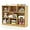 Burlywood, variant on 2-Shelf Bookcase for Kids, Wooden Toy Storage Organizer for Books Toys, 5-Section Freestanding Classroom Daycare Shelf for Home Playroom, Hallway & Kindergarten (Burlywood)