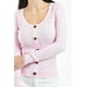 thumbnail image 4 of Sueter acanalado con botones Roman Fashion /Juvenil, 3157 (Rosa) rosa M, 4 of 5
