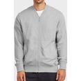 thumbnail image 3 of 247 Frenzy FJ2150-HGY-SM Mens Knocker Cotton Blend Terry Classic Bomber Jacket, Heather Gray - Small, 3 of 4
