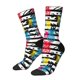 thumbnail image 1 of Balery Trendy Colorful Pineapples 1 Calcetas Largas con Estampado para Hombre y Mujer – Suaves y Transpirables, Talla Única (US 5-11), 1 of 6
