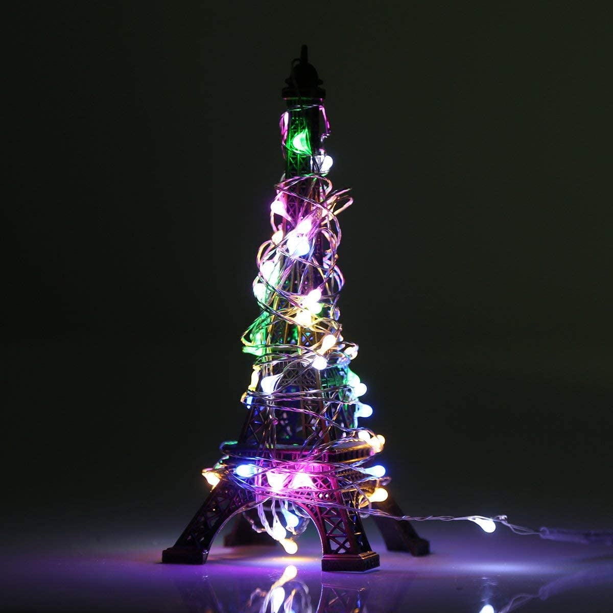 HomeDDecor Copper Wire String Lights, Fairy Light USB Plug in 66ft 200 Led Christmas String Light for Indoor Xmas Tree Wedding Party Patio Decor((Multicolor)