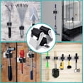 thumbnail image 2 of Organizador de escobas de pared resistente, soporte multiusos de acero inoxidable para cocina, garaje, oficina (agarre ajustable y ahorro de espacio), 2 of 5