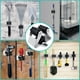 thumbnail image 2 of GDRHVFD | Colgador de escobas de pared, 12 piezas, soporte para escobas de pared, el grosor del soporte para escobas es de 0,7 mm y no de 0,4 mm para lavadero, cocina, baño, garaje y jardín, 2 of 5