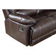 thumbnail image 2 of Titan Furnishings 65" Transitional Faux Leather Loveseat in Brown, 2 of 3