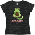 thumbnail image 3 of Inktastic Avogato- cute green cat avocado Women's T-Shirt, 3 of 5
