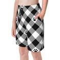 thumbnail image 5 of PAYOHTO Dog Paw Footprint Cat Tartan Boys Swim Trunks Quick Dry Beach Boardshorts for Teen Boys Bathing Suit Swimwear for Boys, 5 of 7