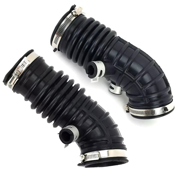 2Pcs Vehicle Rear Air Intake Tubes, Resistant to High and Low Temperatures Spare Tubes for INFINITI G35 EX35 G37 2007-2012