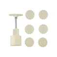 thumbnail image 1 of Mosiee Premium Mooncake Press Molds: Create Exquisite 50G Flower Moon Cakes With 6, 1 of 8