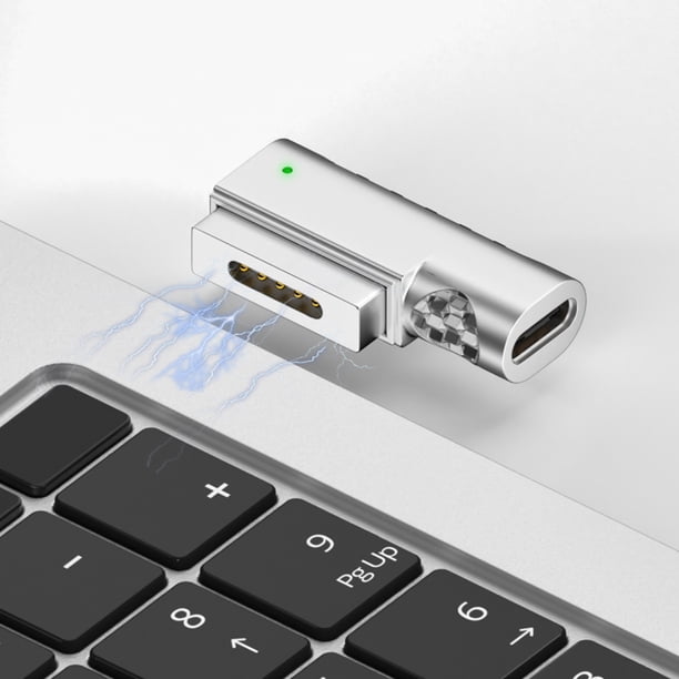 Adaptador Adaptador de carga tipo C a magnético 2 Adaptador de chip PD100W PD para MacBook Air / Pro Likrtyny Para estrenar