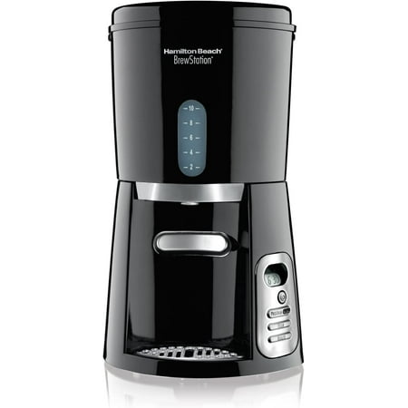 

Hamilton Beach (48465 Coffee Maker with 12 Cup Capacity Black & Fresh Grind 4.5oz Electric Coffee Grinder for Beans Spices and More Stainless Steel Blades Black 80335R