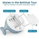 thumbnail image 5 of Juguete de baño Spout Whale - Gris con base Ormromra LRWJ625-1, 5 of 6