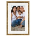 thumbnail image 2 of 16x23 Frame Gold With White Picture Mat For 16x23 Photo - Gold 19x25 Frame To Display Print or, 2 of 8