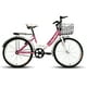 thumbnail image 2 of Bicicleta Bravia Canasta Plegable Parrilla Rodada 24 Fucsia, 2 of 2