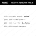 thumbnail image 2 of MAX Advanced Brakes - Front Brake Kit For 2021-2023 Ford F150| Carbon Ceramic Brake Pad and Rotor Kit| Daily Driving OE Replacement Brake Rotors, 2 of 9
