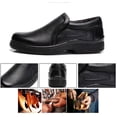 thumbnail image 4 of Men Genuine Leather Non Slip Work Shoes, Waterproof Chef Shoes, Food Service Shoes for Restaurant, Oil Resistant Kitchen Work Size 11, 4 of 7