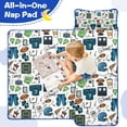 thumbnail image 4 of Blue Football Game Icons Pattern Toddler Nap Mats for Kids Preschool,Sleeping Mat Bag or Kids,Toddler Sleeping Bag,Toddler Nap Mat or Daycare, 4 of 6
