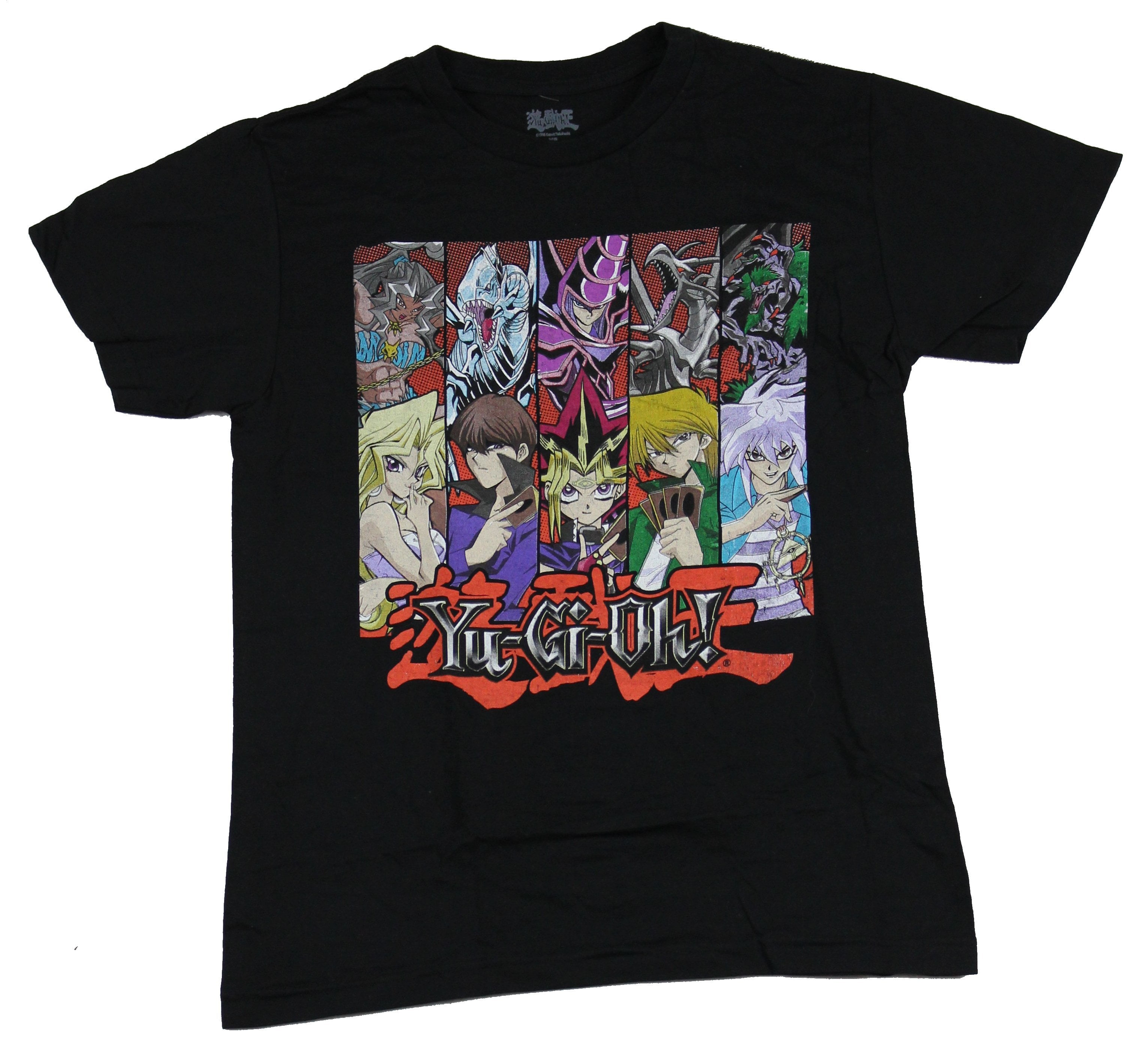 Freeze Yugioh! Mens TShirt Character In Cards Swathes