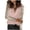 Pink, variant on LEAVINGSUO Fall Winter V Neck Long Tops for Women, Womens Tops Clearance Fashion Women V-Neck Long Sleeve T-Shirt Top Casual Sequins Loose Blouse