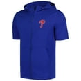thumbnail image 2 of Men's Levelwear Royal Philadelphia Phillies Recruit Short Sleeve Full-Zip Hoodie, 2 of 3