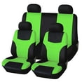 thumbnail image 2 of 8 Pcs Housses de Siège Auto Mode Durables pour Berline Décoration Intérieure Auto Vert, 2 of 8