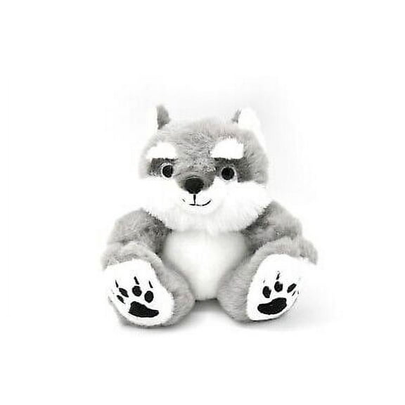 Wolf, Sitting, Sweet Feet, Realistic Cute Stuffed Animal Plush Toy, Kids Educational Gift 7" CWG63 BB6