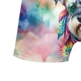 thumbnail image 5 of Hippie Schnauzer Portrait Watercolor Tie-Dye Vintage Styles All Over Print Boxer Briefs Underwear for Men Dad Miniature Schnauzer Dog Lover - 00014, 5 of 6