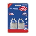 thumbnail image 2 of Candado de acero corto Lock L22S382 2 pzs cromo satinado, 2 of 2