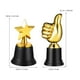 thumbnail image 3 of Trofeos de pulgar hacia arriba, accesorios de trofeo de estrella, copas de trofeo de premio, trofeos de plástico decorativos, recuerdos de fiesta, 2 uds., 3 of 6