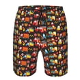 thumbnail image 4 of Naloa Construction Truck Men's Beach Shorts, Surfing shorts, Swim trunks, Quick Dry Swim Trunks for Surfing Beach Fun - Small, 4 of 9