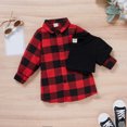 thumbnail image 4 of Vedolay Boys Shirts Long Sleeve Hoodies Solid Color Fashion Pullover Red,80, 4 of 5