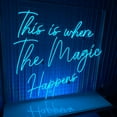 thumbnail image 2 of Handmadetneonsign This Is Where The Magic Happens Led Sign, This Is Where The Magic Happens Neon, 2 of 5