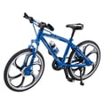 thumbnail image 1 of 1:8 Simulation Mountain Bike Flat Head Alloy Sliding Steering Bicycle Model Ornaments For Collection Home Decoration blue, 1 of 4