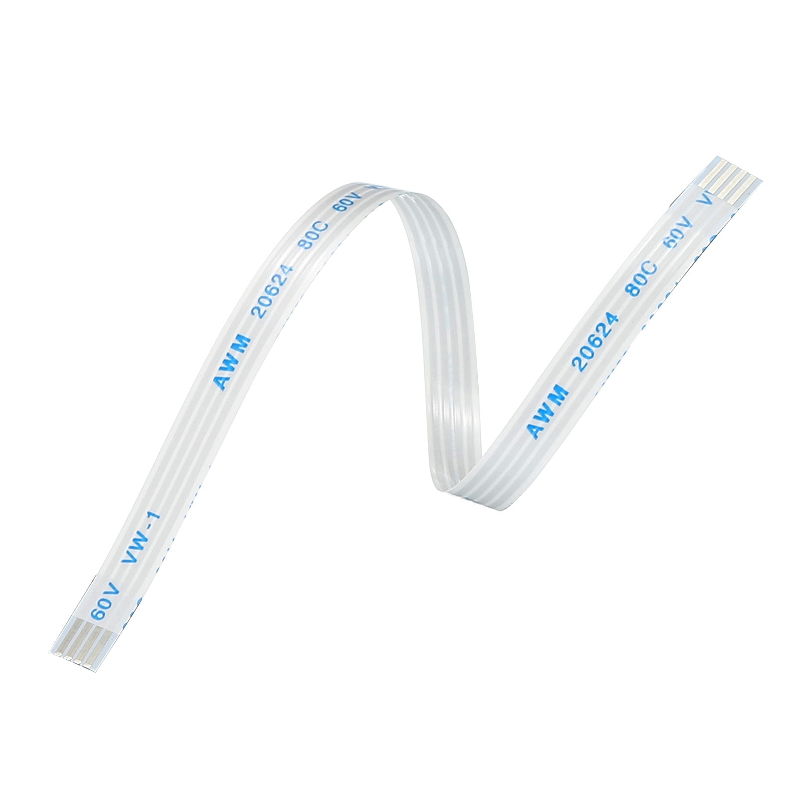 Uxcell Flexible Flat Cable Extension Cables 18 Pins 1.0mm Pitch 60mm B Type For DVD Player 10