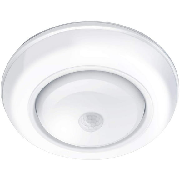 TOOWELL Motion Sensor Ceiling Light Battery Operated Wireless LED Closet Light White 180 Lumen Indoor