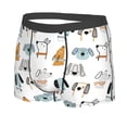 thumbnail image 2 of Wukai Puppy Print Men’s Underwear Breathable Boxer Briefs,&nbsp;Moisture Wicking & Breathable-X-Large, 2 of 7