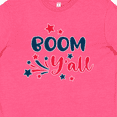 thumbnail image 4 of Inktastic 4th of July Boom Y'all with Red White and Blue Stars Youth T-Shirt, 4 of 5