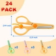 thumbnail image 3 of AGCAN 24 Pack Blunt Tip Training Scissors, Plastic Safety Scissors, Anti-Pinch Design, Classroom Arts and Paper Craft Supplies, 3 of 9
