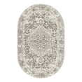 thumbnail image 2 of Unique Loom Richmond Collection Area Rug - Medallion (5' 1" x 8' Oval White/Gray), 2 of 6