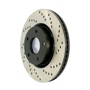 StopTech 128.38016R StopTech Sport Rotors; Drilled; Front Right;11.22 in. Dia.; 1.66 in. Height; Fits select: 2006-2009 SAAB 2023-09-03 00:00:00, 2010-2011 SAAB 2023-09-03 00:00:00 2.0T