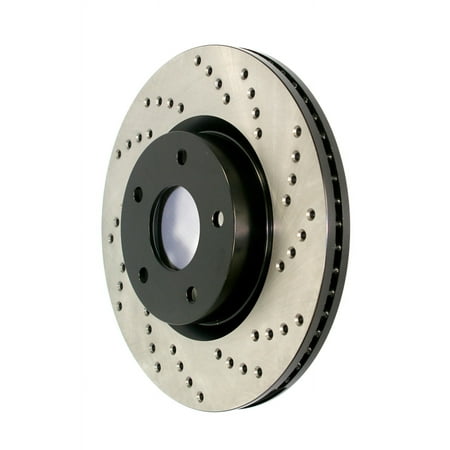 StopTech 128.38016R StopTech Sport Rotors; Drilled; Front Right;11.22 in. Dia.; 1.66 in. Height; Fits select: 2006-2009 SAAB 2023-09-03 00:00:00, 2010-2011 SAAB 2023-09-03 00:00:00 2.0T