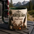 thumbnail image 3 of Personalized Hunter Dad Mug, Father’s Day Hunting Gift, Custom Name Coffee Cup, Deer Hunter Gift for Dad, Best Hunter Best Dad Mug, 3 of 4