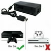 Xbox One Power Supply Brick 100-240V Xbox One AC Adapter Cord Replacement Charger Power Box with Cable-Black