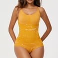 thumbnail image 2 of Riecok Bodysuits for Women Plus Size Stretchy Adjustable Strap Sleeveless Jumpsuits Butt Liftings Workout Shapewear, 2 of 4