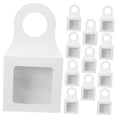 thumbnail image 4 of Raindrops White Paper Wine Bottle Gift Box with Window for Storage Perfect for Birthdays Weddings Anniversaries 12 Count, 4 of 8