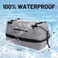 thumbnail image 2 of Bolsa de viaje MIER Waterproof Rolltop Dry 80L gris, 2 of 8
