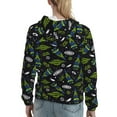 thumbnail image 7 of Honeii Space Rockets Pattern Womens Oversized Hoodies Long Sleeve Sweatshirts Pullover Fall Outfits with Pocket-XX-Large, 7 of 7