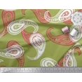 thumbnail image 3 of Soimoi Polyester Crepe Fabric Artistic Paisley Print Sewing Fabric Yard 52 Inch Wide, 3 of 3