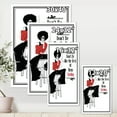 thumbnail image 4 of Style Passion Life Fashion Woman VI 12 in x 8 in Painting Canvas Art Print, by Designart, 4 of 4