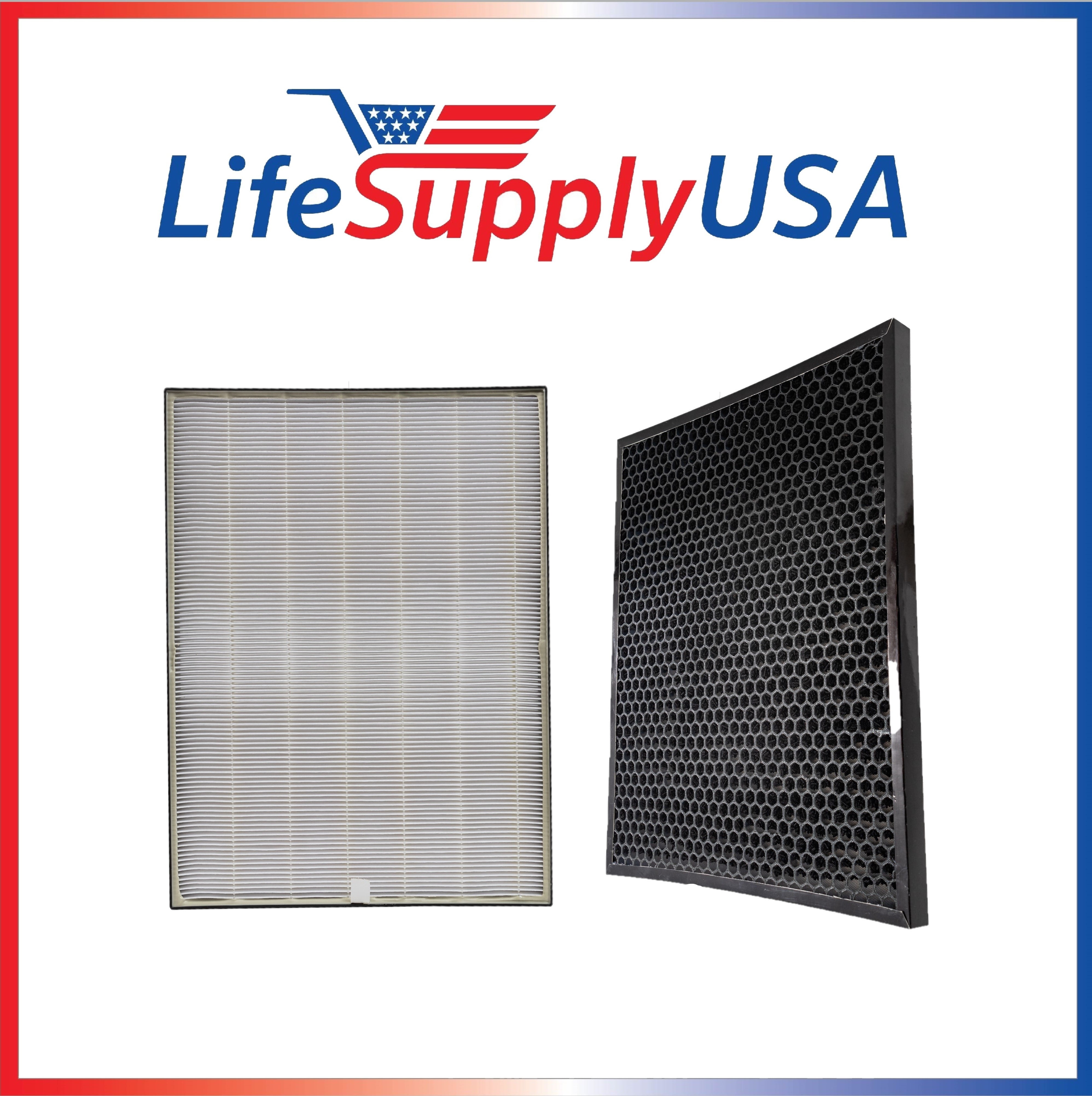 Replacement HEPA Filter fits AIR Doctor Ultra HEPA Air Purifier by LifeSupplyUSA 