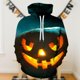 thumbnail image 5 of Sudadera Jersey informal con estampado digital 3D, estilo Halloween, unisex, ajuste holgado, traje diario Ygjytge Negro T XXL para Mujer, 5 of 5